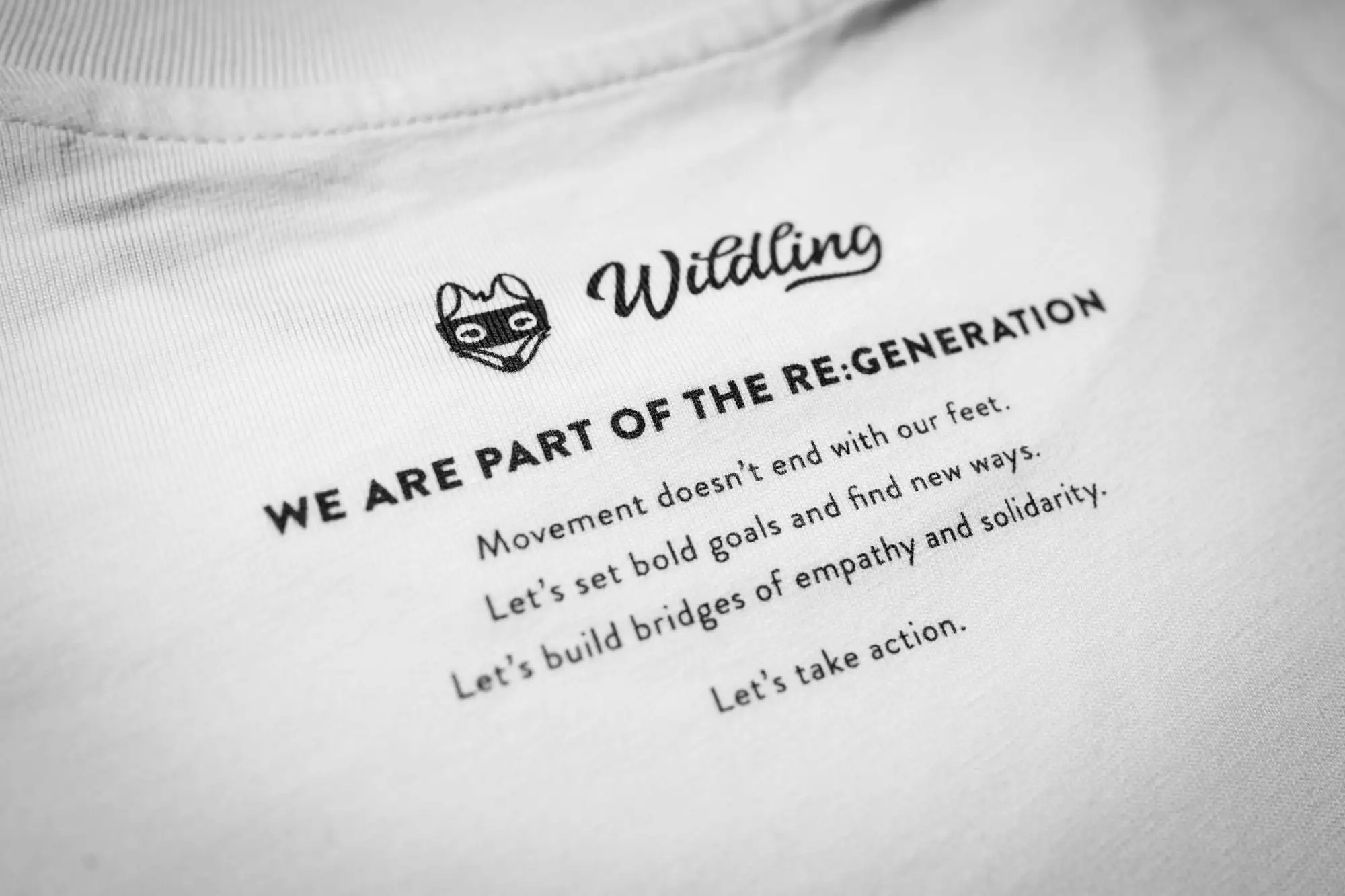 Wildling Shoes "WE ARE" T-Shirt, Weiß