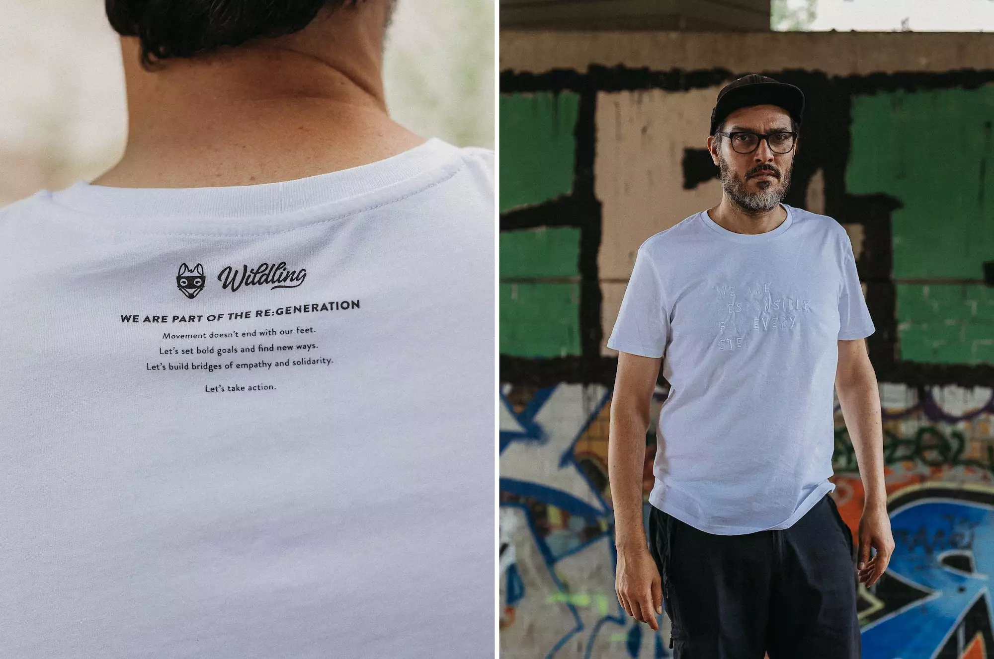 Wildling Shoes "WE ARE" T-Shirt, Weiß